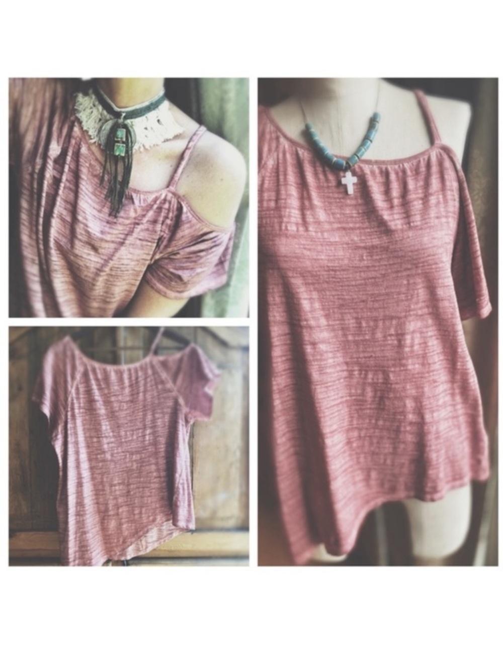 Boutique High Low Off One Shoulder Tee - Picture 11 of 11